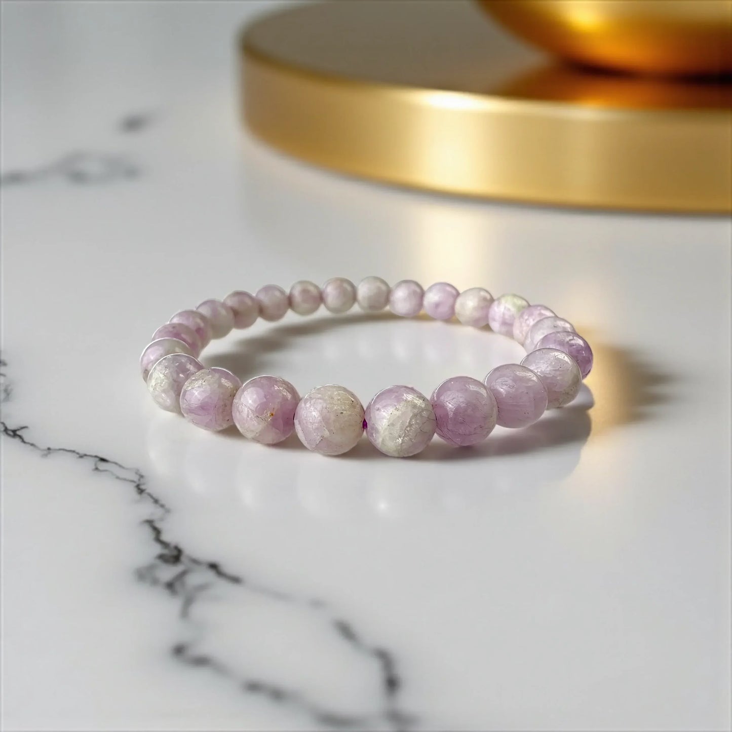 Kunzite Bracelet – A Stone of Love & Tranquility - Classic Round