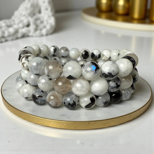 Rainbow Moonstone Classic Round - Fortune Stone