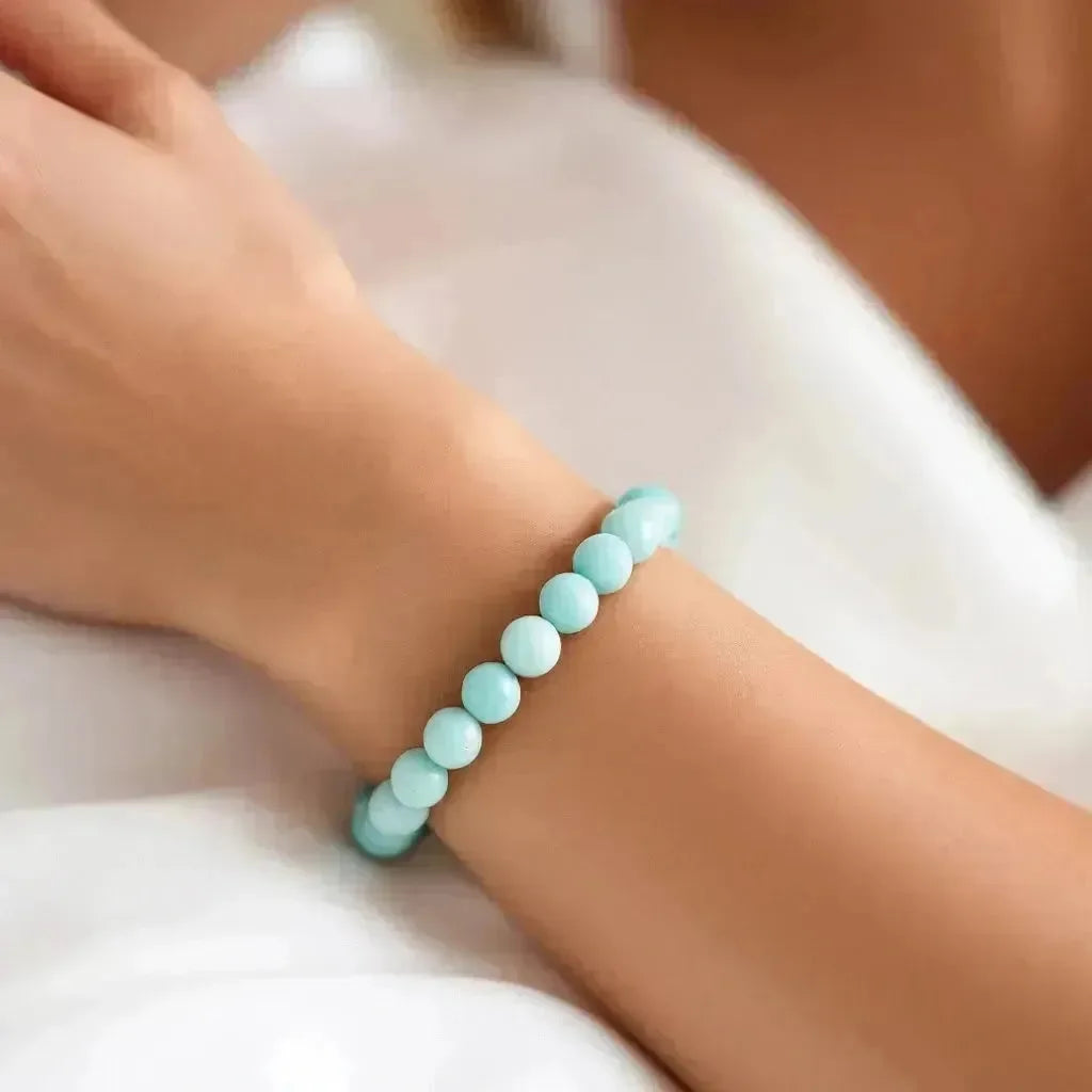 Amazonite - Stone of Emotional Balance and Stress Relief - Classic Round