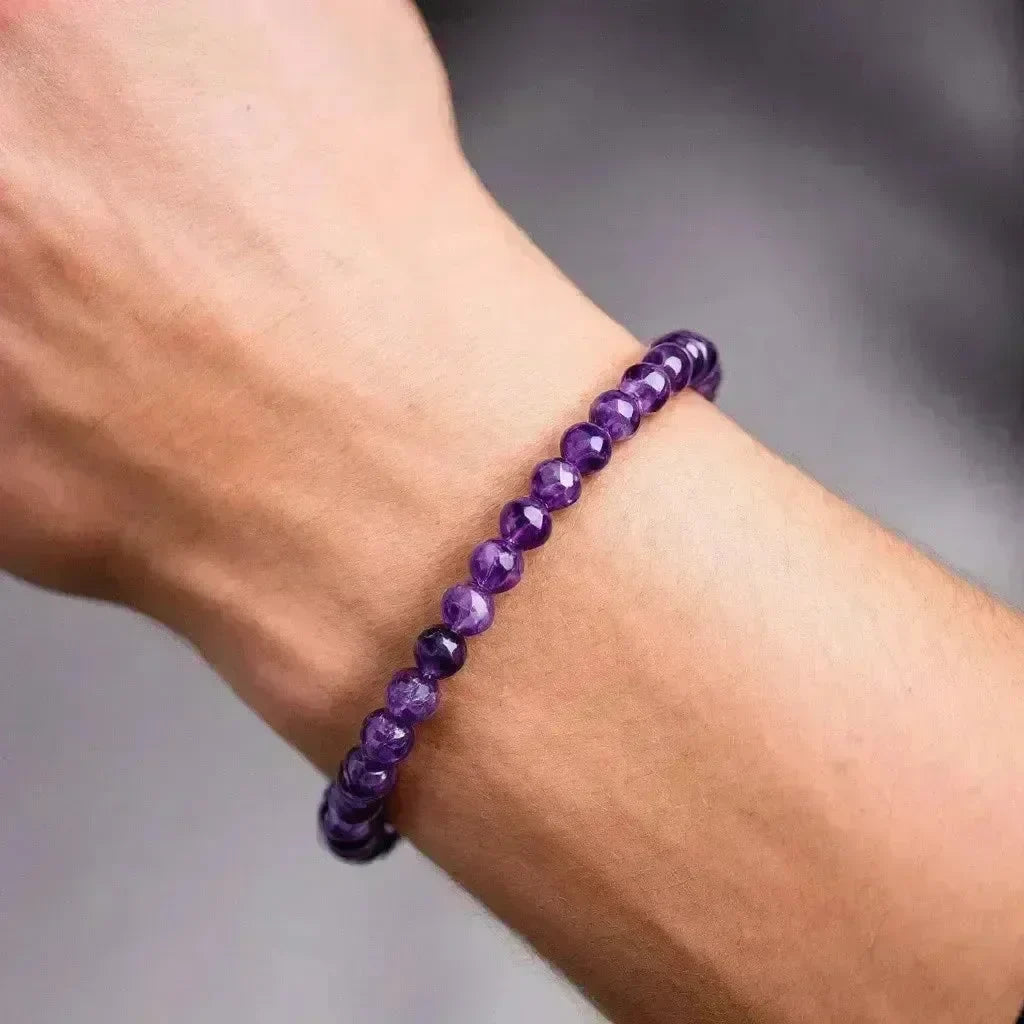 Amethyst Bracelet - The Master Healer - Elegant Diamond