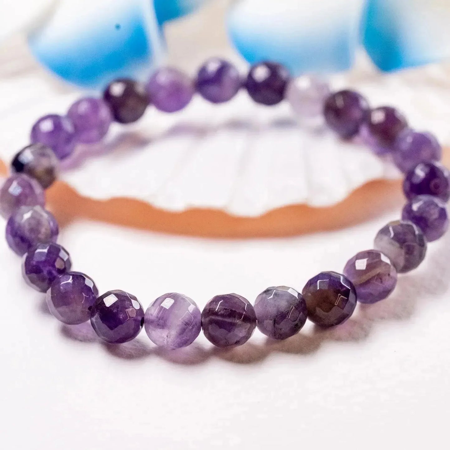 Amethyst Bracelet - The Master Healer - Elegant Diamond