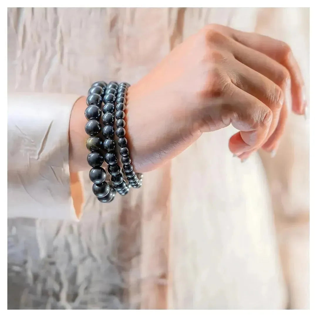 EMF Protection with Hematite - Classic Round