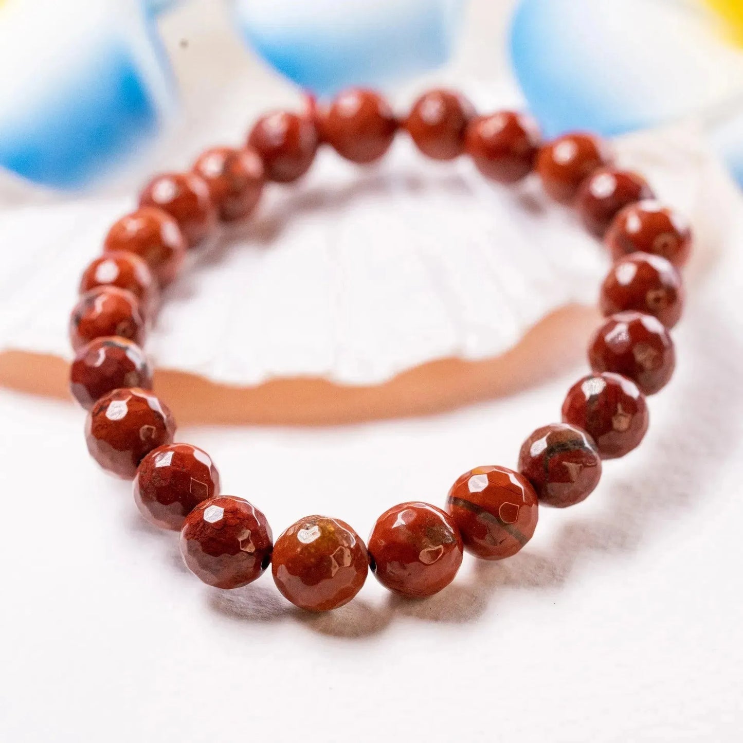 Grounding Stone - Red Jasper Elegant Diamond