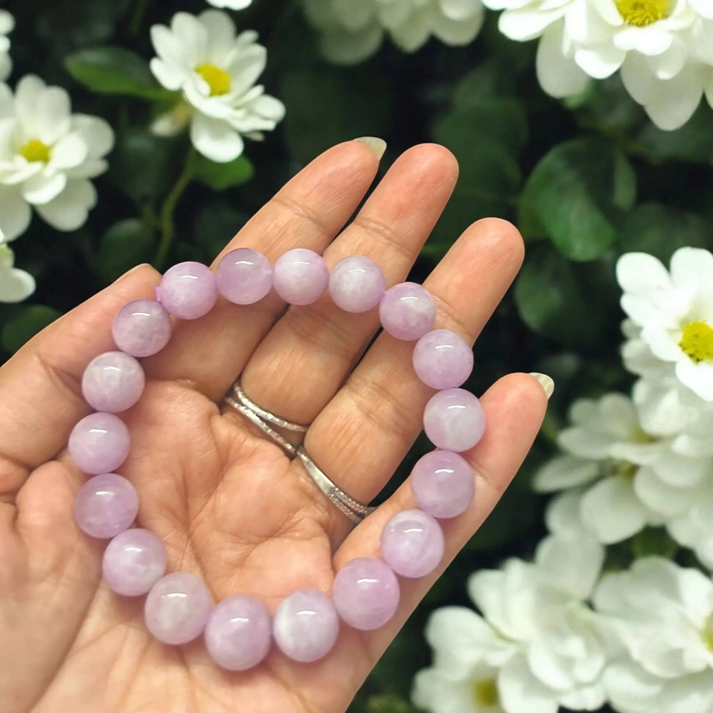 Kunzite Bracelet – A Stone of Love & Tranquility - Classic Round