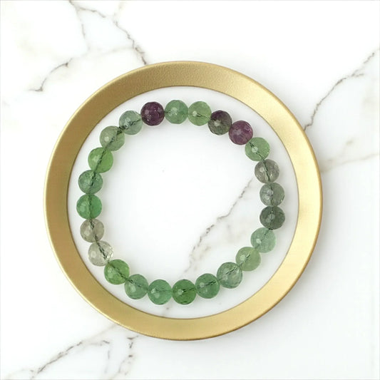 Multi Fluorite Bracelet – Elegant Diamond