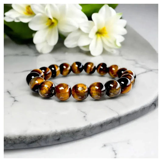 Protection and Grounding Crystal - Tiger Eye Classic Round