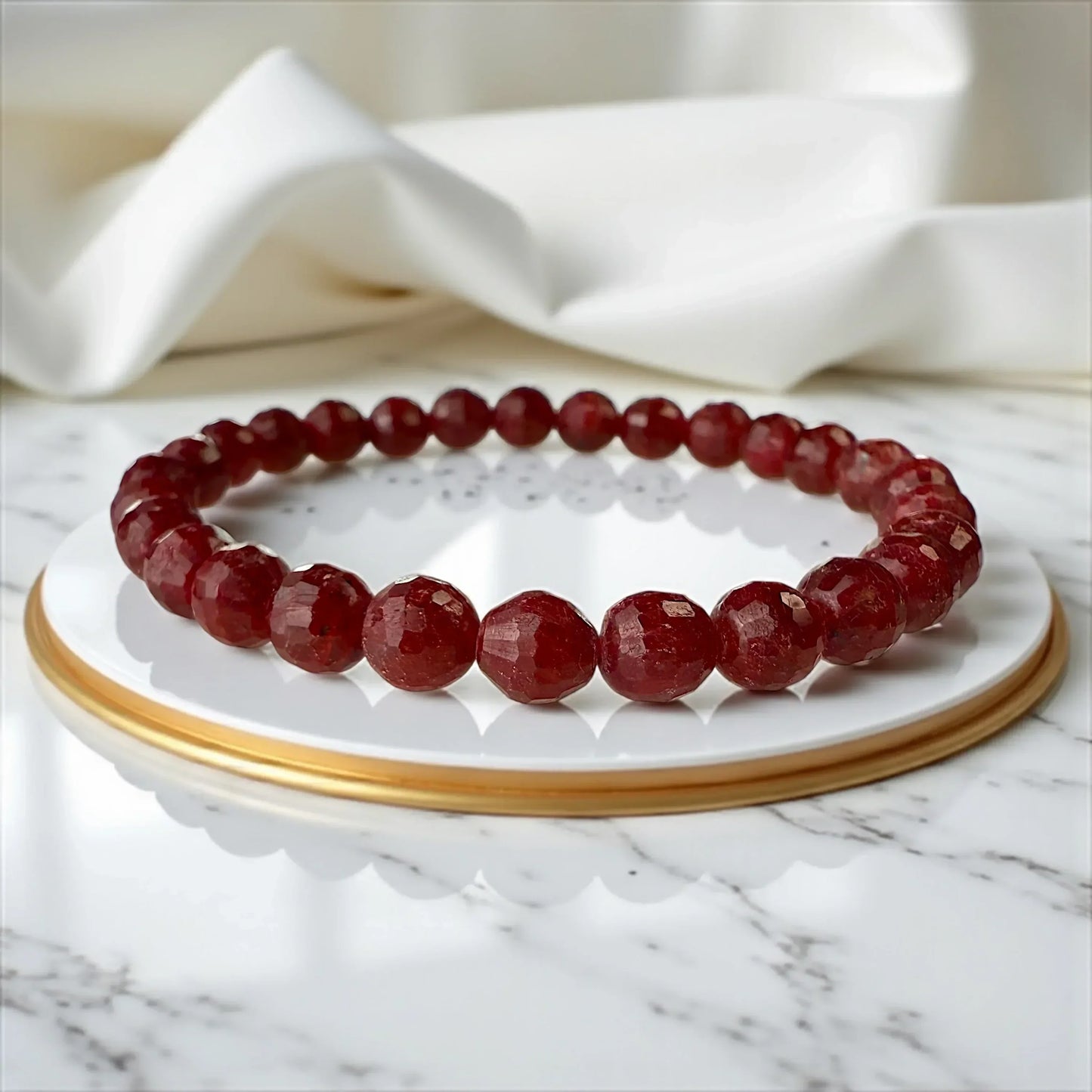 Ruby Bracelet - Passion and Strength