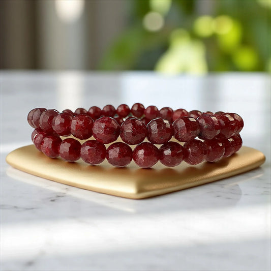Ruby Bracelet - Passion and Strength