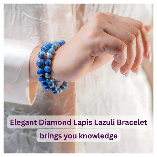 Stone of knowledge - Lapis Lazuli Elegant Diamond