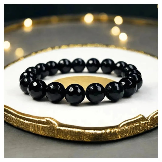 Stone of Protection - Black Obsidian Elegant Diamond