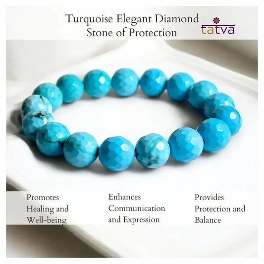 Stone of Protection Fame & Success - Firoza | Turquoise Elegant Diamond