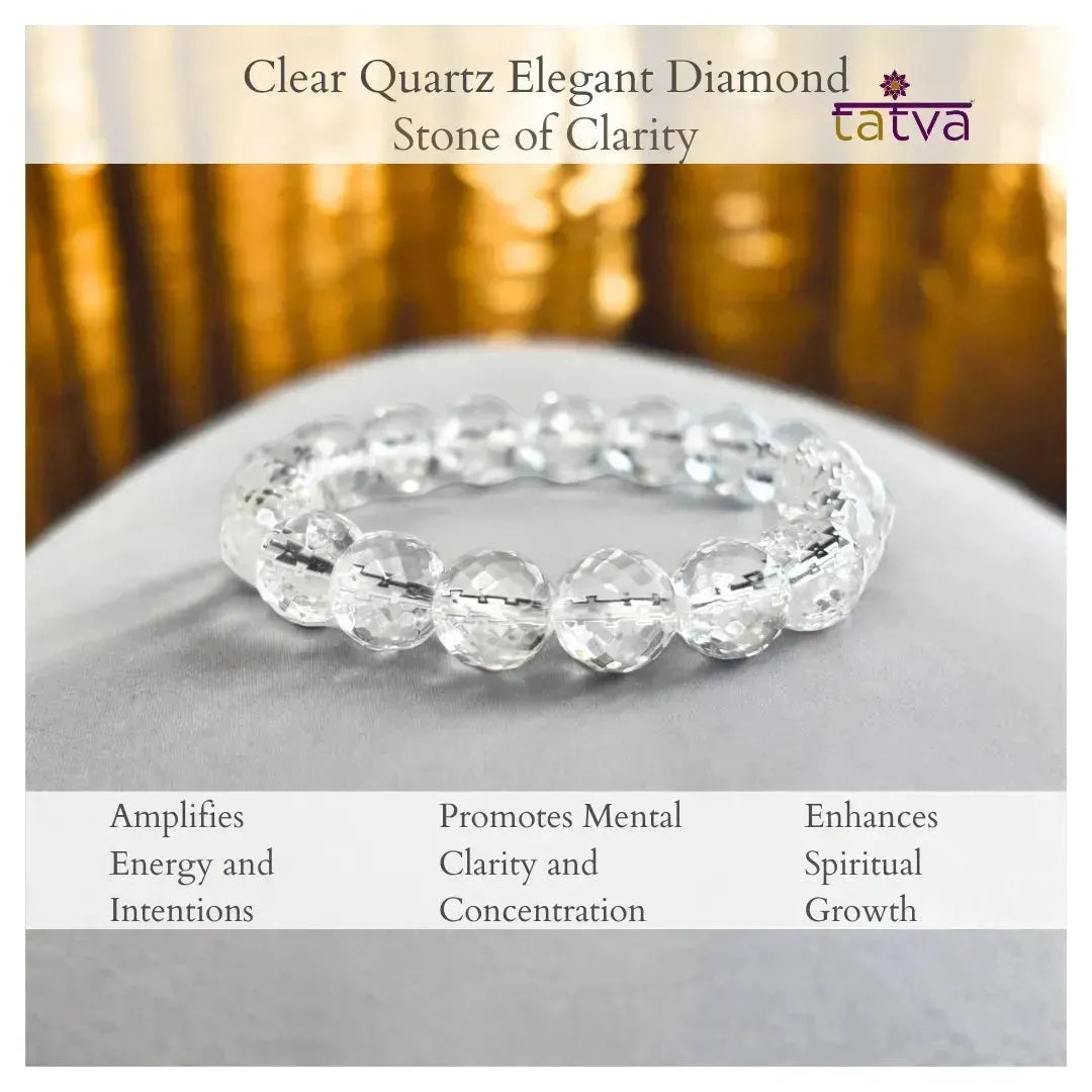 The Universal Crystal - Clear Quartz Elegant Diamond