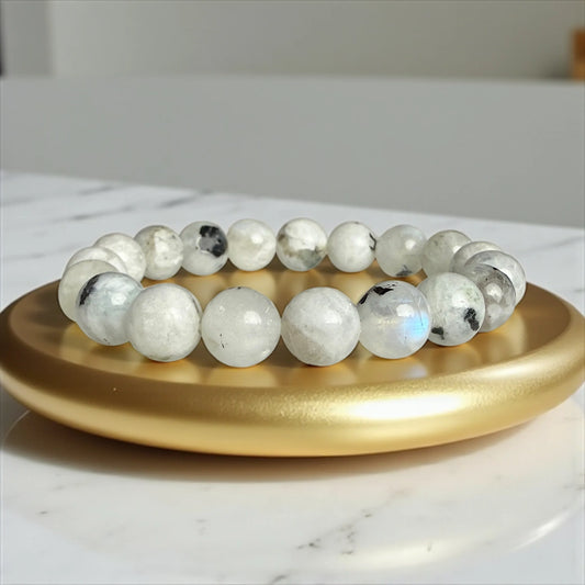 Rainbow Moonstone Classic Round - Fortune Stone