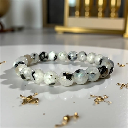 Rainbow Moonstone Elegant Diamond - Fortune Stone