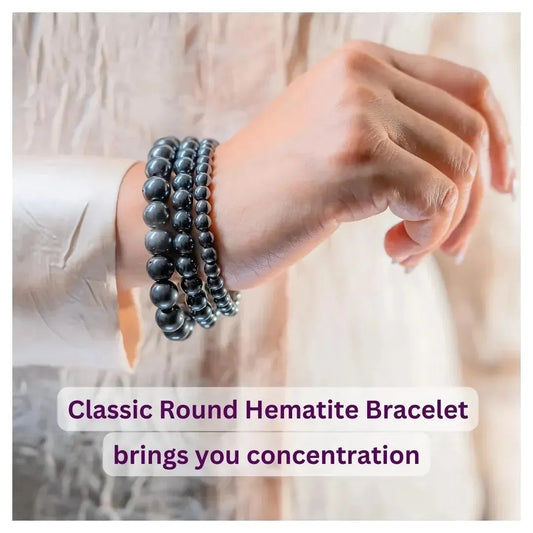 EMF Protection with Hematite - Classic Round