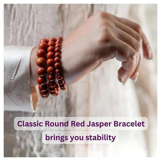 Grounding Stone - Red Jasper Classic Round