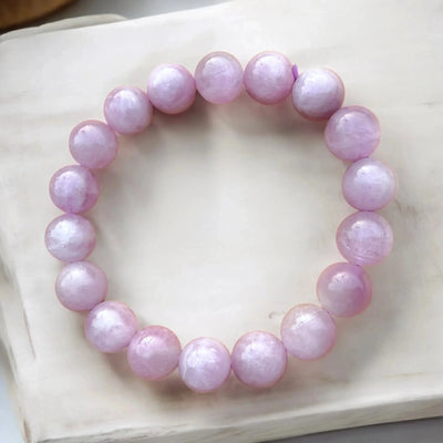 Kunzite Bracelet – A Stone of Love & Tranquility - Classic Round