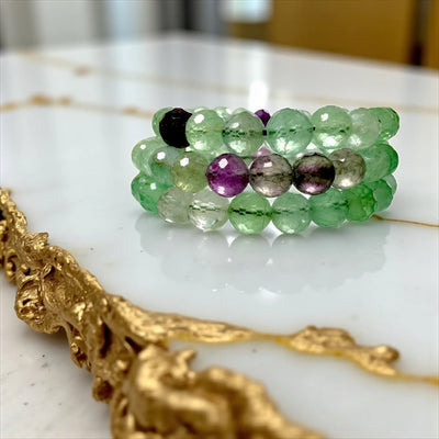 Multi Fluorite Bracelet – Elegant Diamond