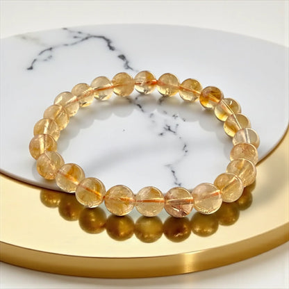 Wealth Stone - Citrine Classic Round