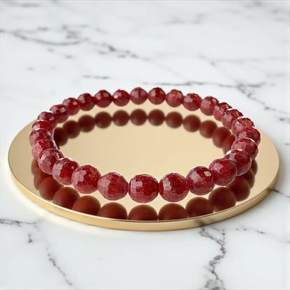 Ruby Bracelet - Passion and Strength