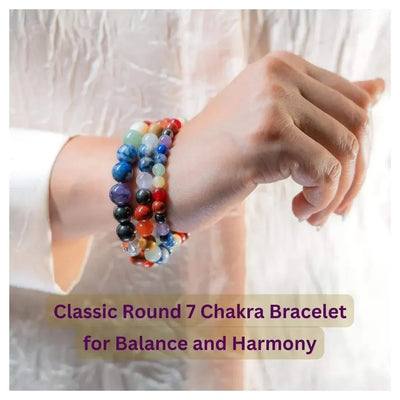 Self Healing 7 Chakra Mixel Bracelet - Classic Round