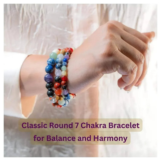 Self Healing 7 Chakra Mixel Bracelet - Classic Round