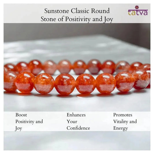 Stone of Positivity : Sunstone - Classic Round