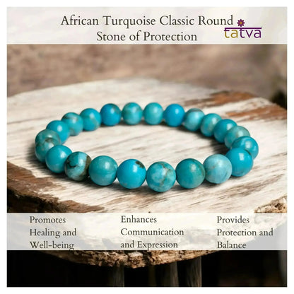 Stone of Protection Fame & Success - Firoza | Turquoise (African)-Diamond