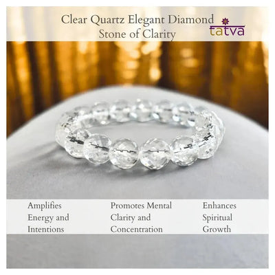 The Universal Crystal - Clear Quartz Elegant Diamond